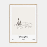 Chiang Mai Drawn Poster