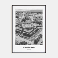 Chiang Mai Portrait B&W Poster