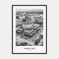 Chiang Mai Portrait B&W Poster