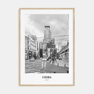 Chiba Portrait B&W Poster