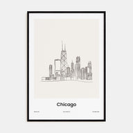 Chicago Drawn Poster