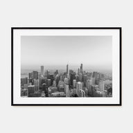 Chicago Landscape B&W No 1 Poster