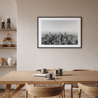 Chicago Landscape B&W No 1 Poster