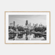 Chicago Landscape B&W No 2 Poster