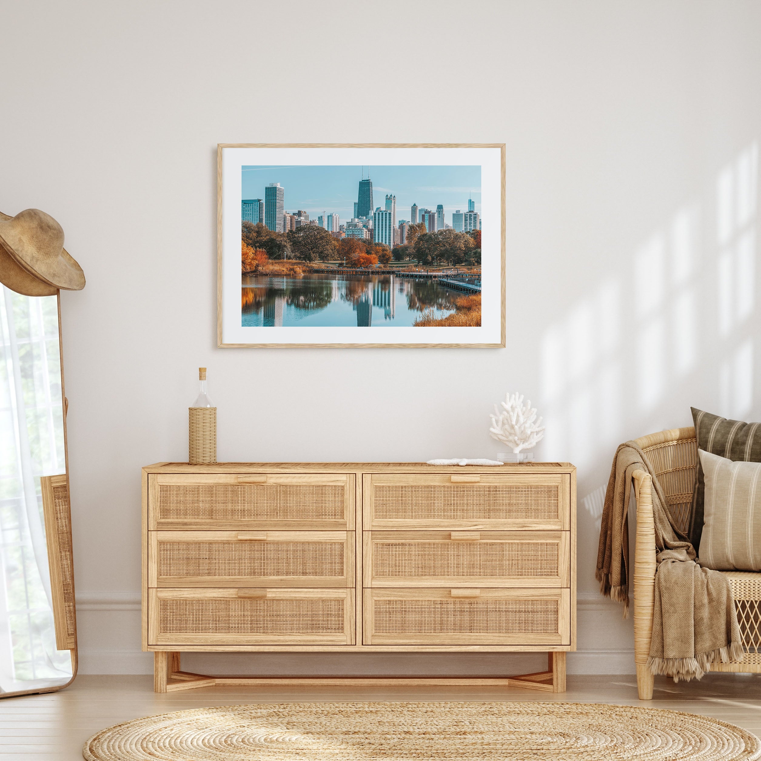 Chicago Landscape Color Poster
