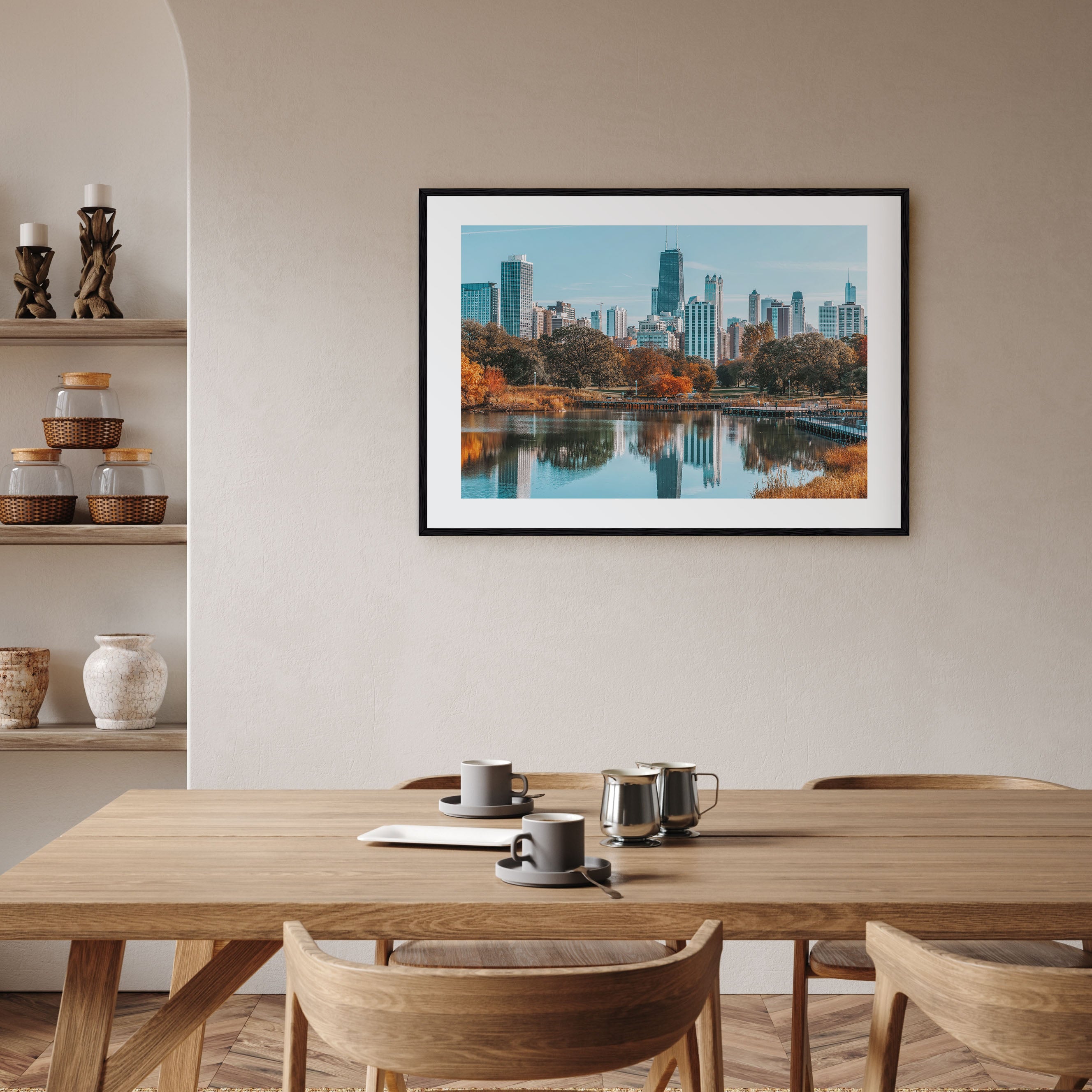 Chicago Landscape Color Poster