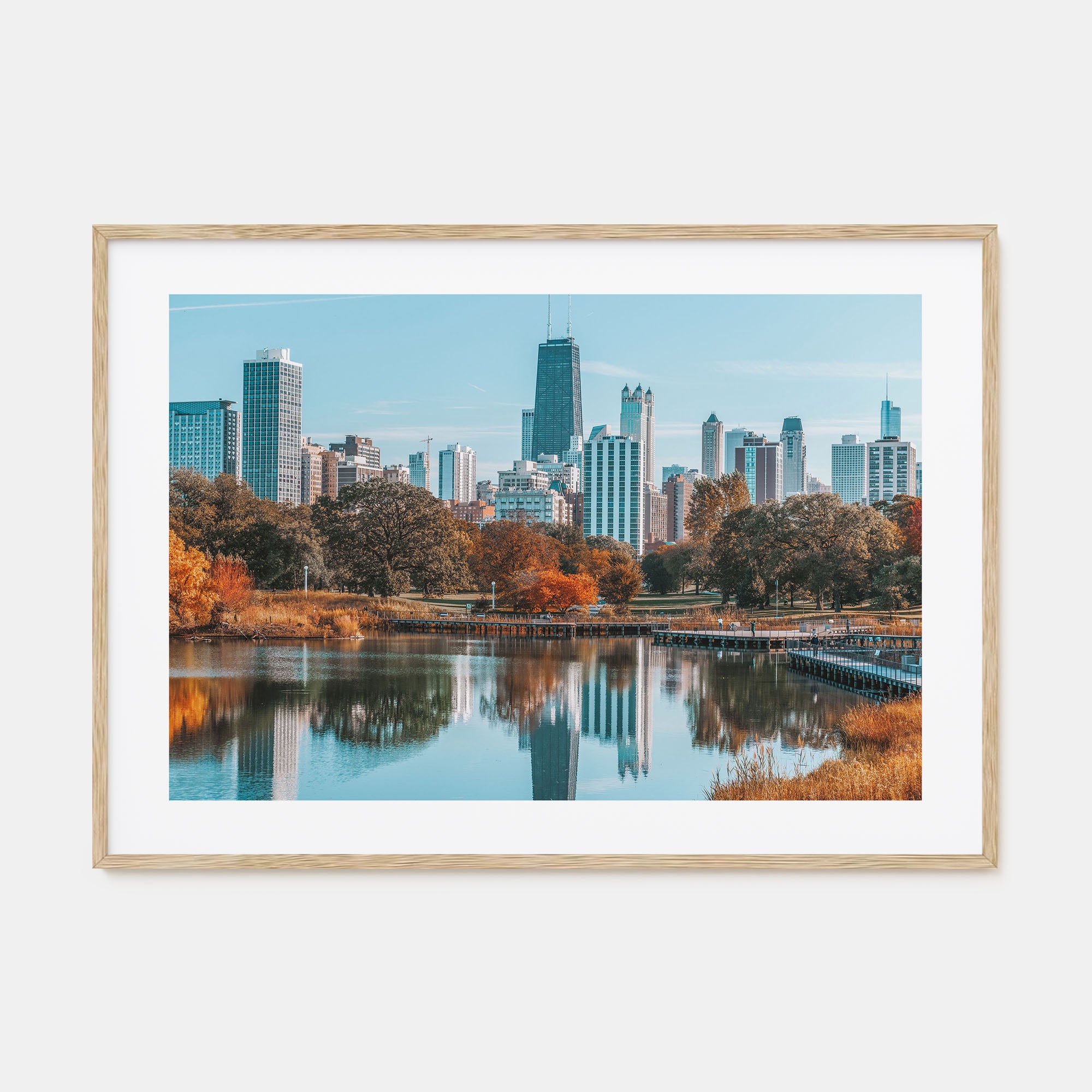 Chicago Landscape Color Poster