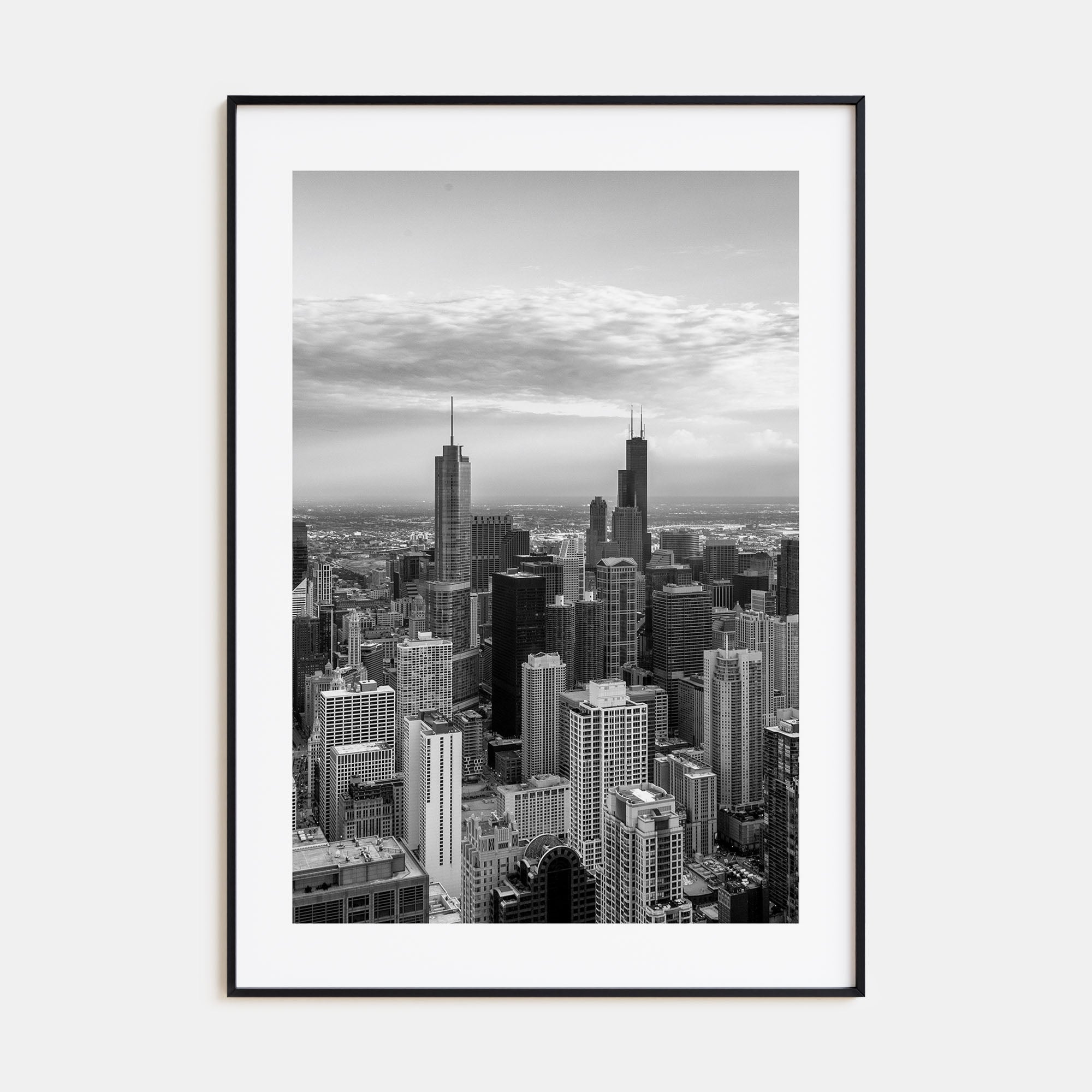 Chicago Photo B&W No 1 Poster