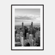 Chicago Photo B&W No 1 Poster