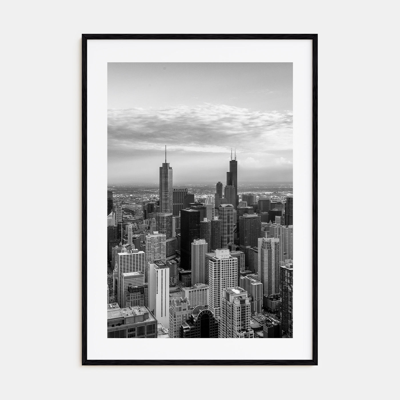 Chicago Photo B&W No 1 Poster