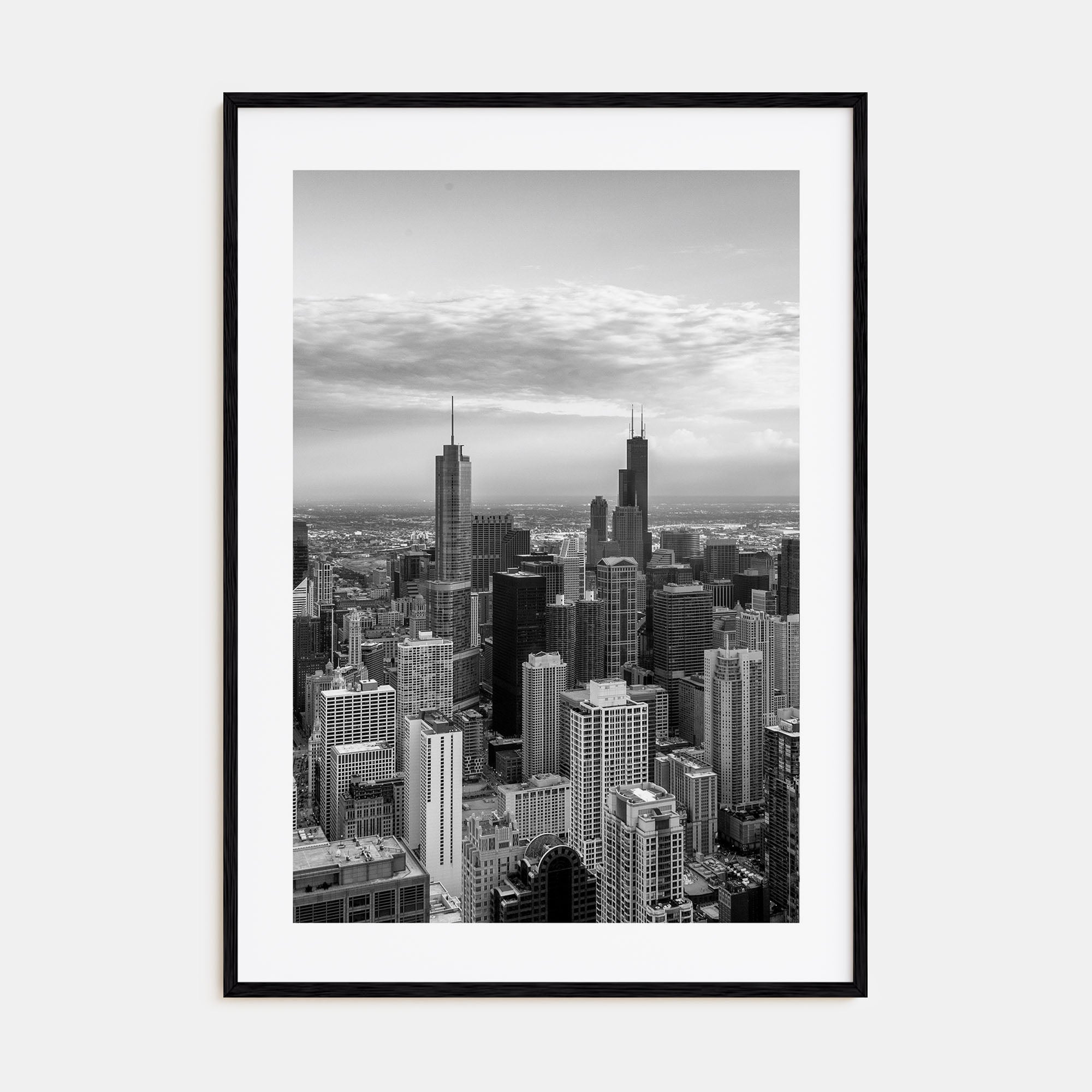 Chicago Photo B&W No 1 Poster