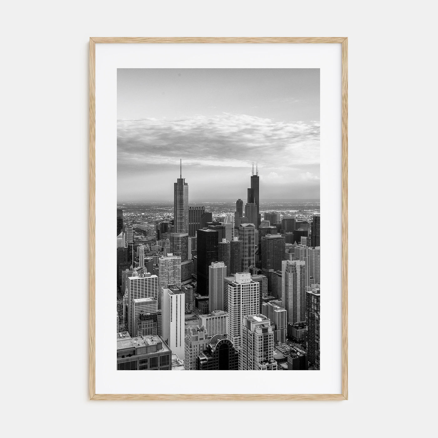 Chicago Photo B&W No 1 Poster