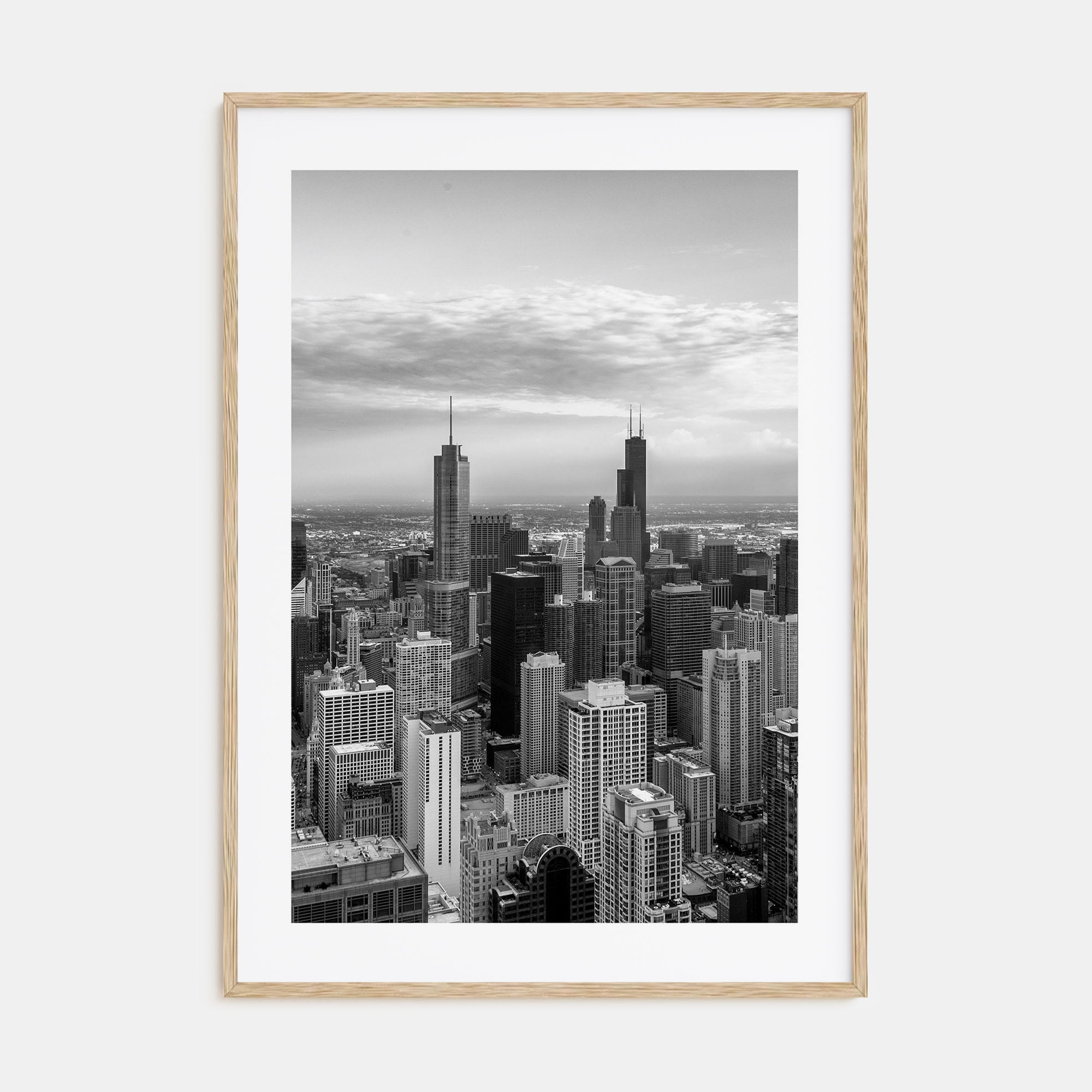 Chicago Photo B&W No 1 Poster
