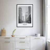 Chicago Portrait B&W No 1 Poster