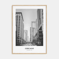 Chicago Portrait B&W No 1 Poster