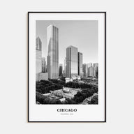 Chicago Portrait B&W No 2 Poster