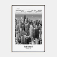 Chicago Portrait B&W No 3 Poster