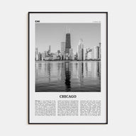Chicago Travel B&W No 2 Poster