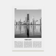 Chicago Travel B&W No 2 Poster