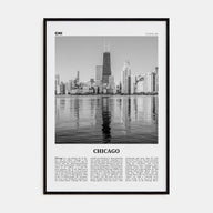 Chicago Travel B&W No 2 Poster