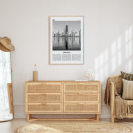 Chicago Travel B&W No 2 Poster