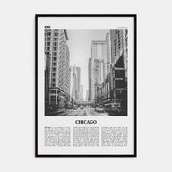 Chicago Travel B&W No 3 Poster