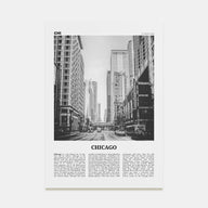 Chicago Travel B&W No 3 Poster