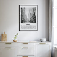 Chicago Travel B&W No 3 Poster