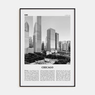 Chicago Travel B&W No 4 Poster