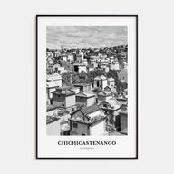 Chichicastenango Portrait B&W Poster