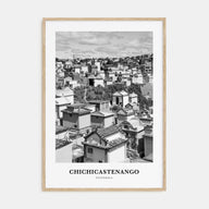 Chichicastenango Portrait B&W Poster