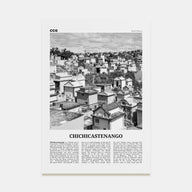 Chichicastenango Travel B&W Poster