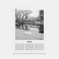 Chico Travel B&W Poster