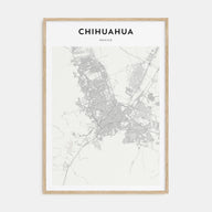 Chihuahua Map Portrait Poster