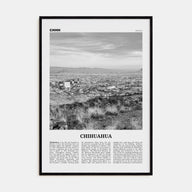 Chihuahua Travel B&W Poster