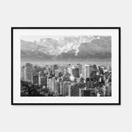 Chile Landscape B&W Poster