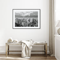 Chile Landscape B&W Poster