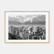 Chile Landscape B&W Poster