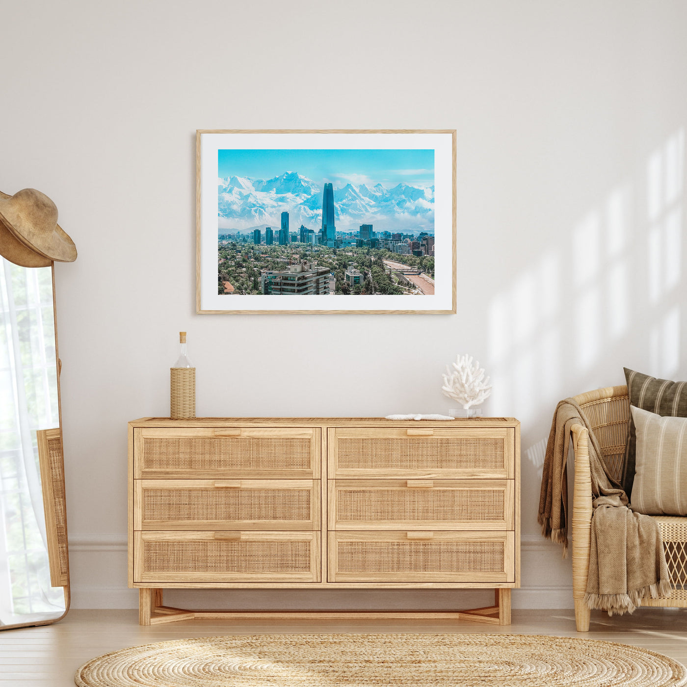 Chile Landscape Color Poster