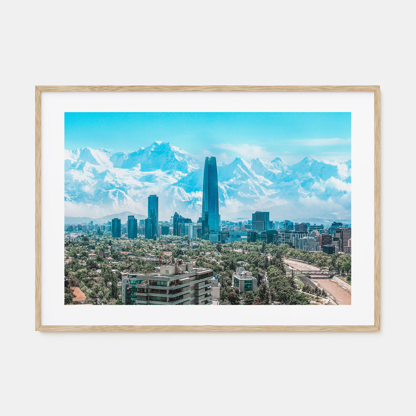 Chile Landscape Color Poster