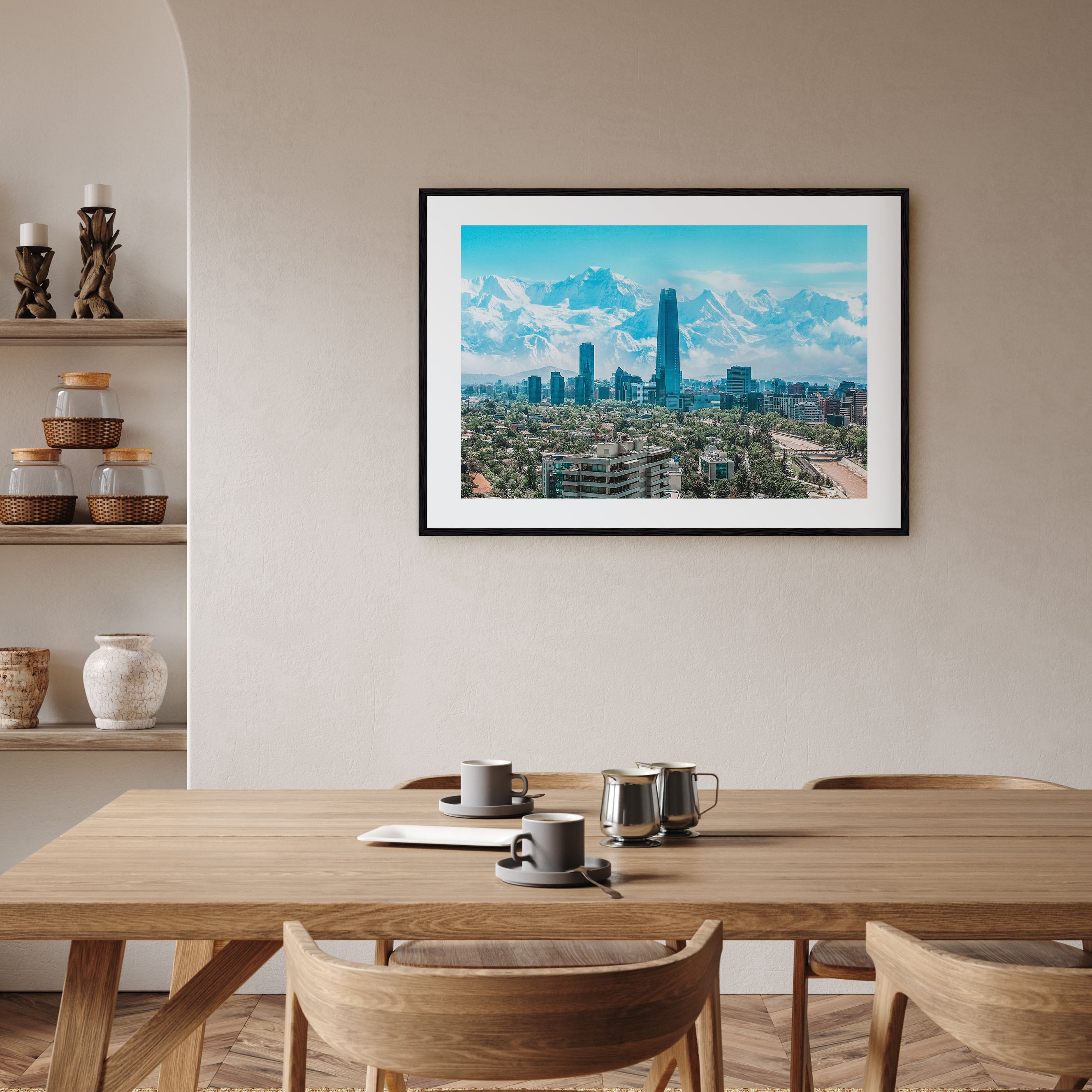 Chile Landscape Color Poster