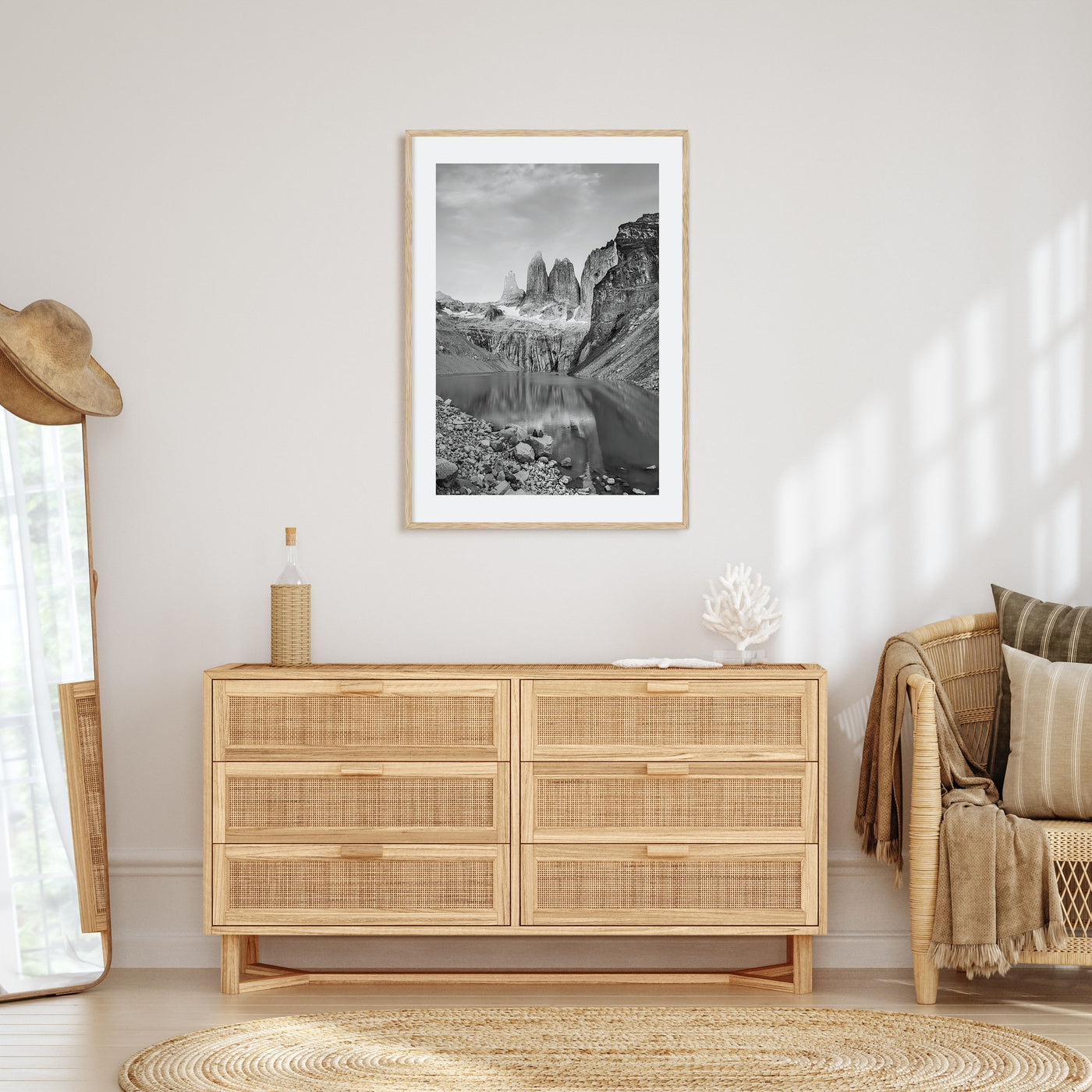 Chile Photo B&W Poster