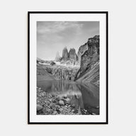 Chile Photo B&W Poster