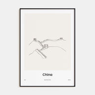 China Drawn Poster