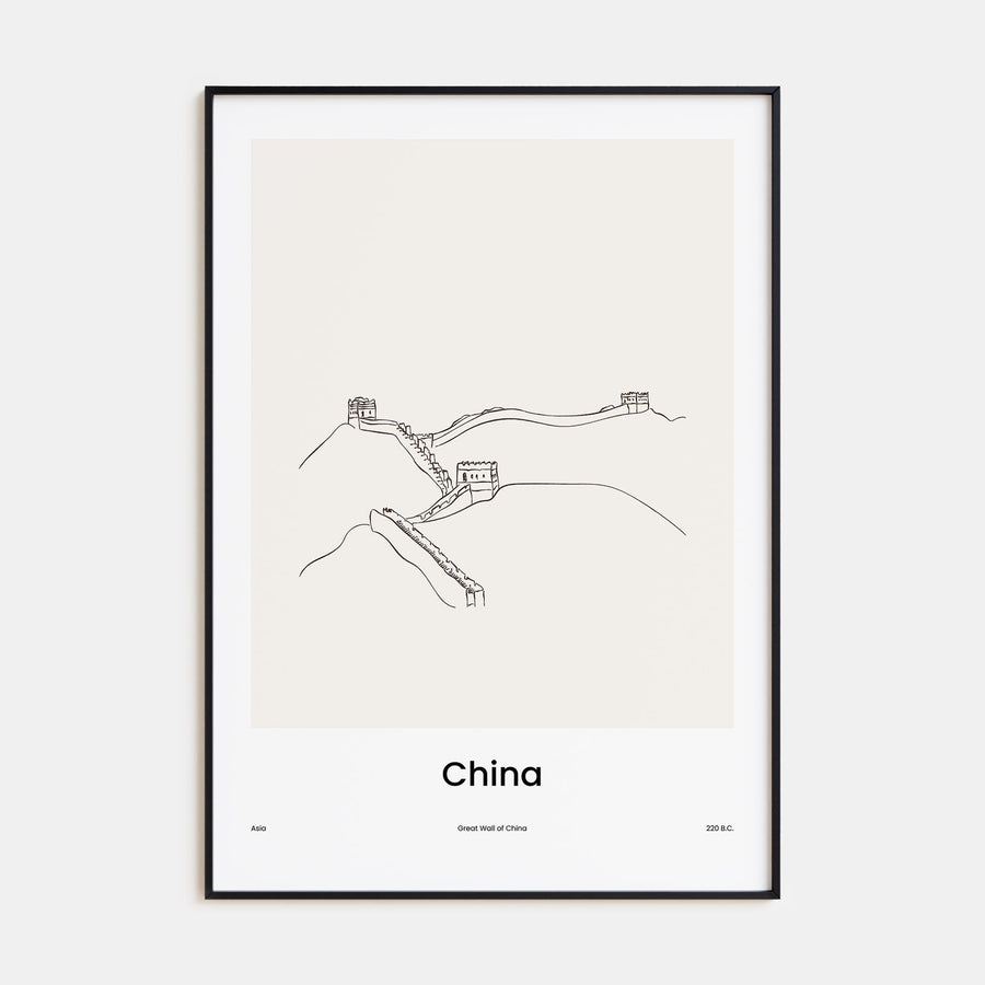 China Drawn Poster