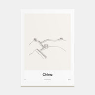 China Drawn Poster