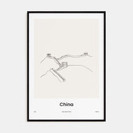 China Drawn Poster