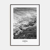 China Portrait B&W No 1 Poster