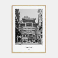 China Portrait B&W No 2 Poster