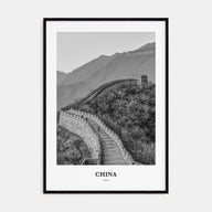 China Portrait B&W No 3 Poster
